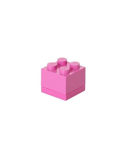 LEGO Růžový úložný box LEGO® Mini Box