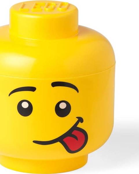 LEGO Žlutý úložný box ve tvaru hlavy LEGO® Silly L