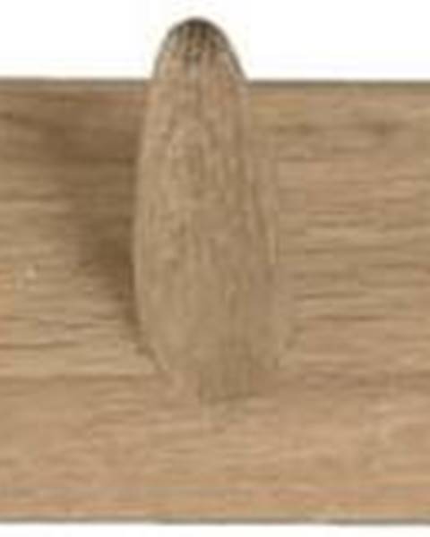 Nástěnný věšák na oblečení z dubového dřeva Canett Uno, šířka 60 cm