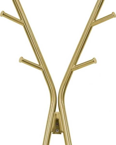Nástěnný věšák ve zlaté barvě Leitmotiv Deer