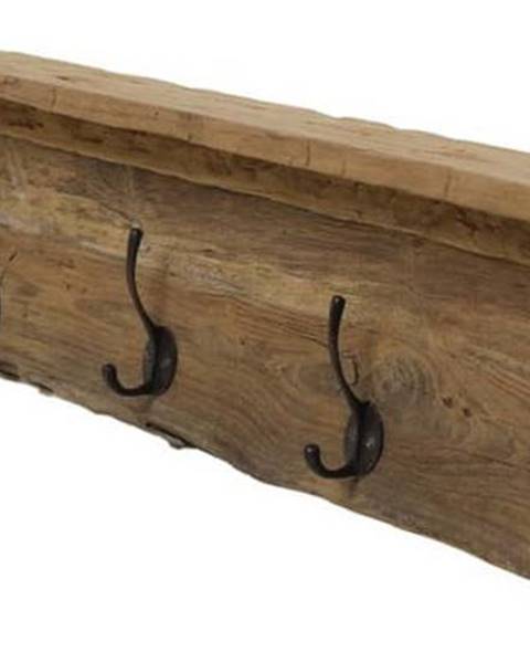 HSM collection Nástěnný věšák z neopracovaného teakového dřeva HSM collection Oldie, délka 90 cm
