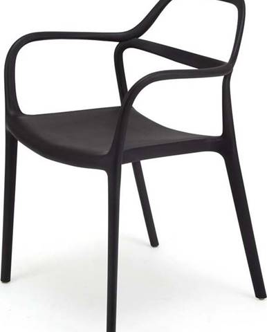 Sada 2 černých jídelních židlí Bonami Selection Dali Chaur