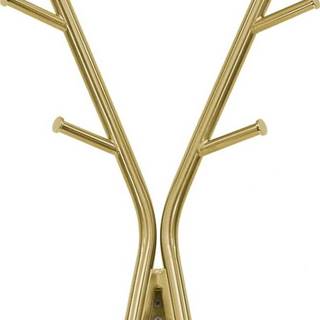 Nástěnný věšák ve zlaté barvě Leitmotiv Deer
