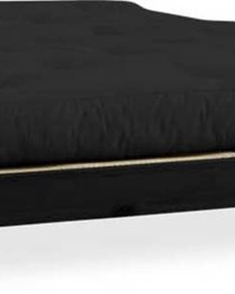 Karup Design Černá postel z borovicového dřeva Karup Design Elan, 180 x 200 cm