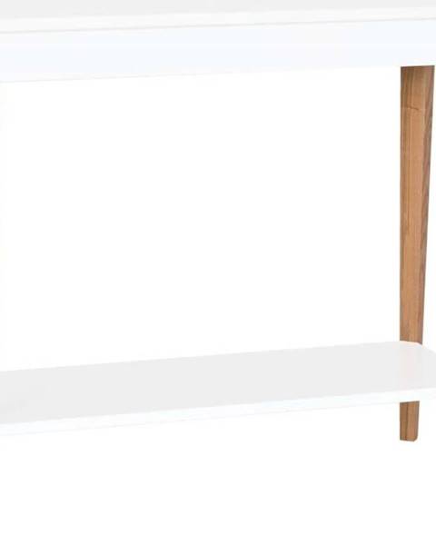 Ragaba Bílý konzolový stolek Ragaba Ashme, šířka 85 cm