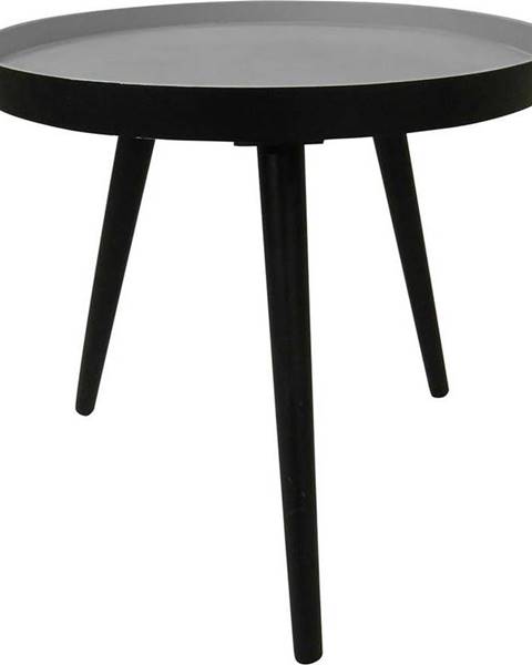 WOOOD Černý odkládací stolek WOOOD Sasha, ø 41 cm