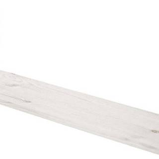 Bílá nástěnná polička z borovicového dřeva Flexa White, délka 72 cm