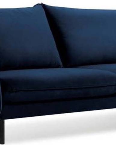 Modrá sametová pohovka Cosmopolitan Design Vienna, 230 cm