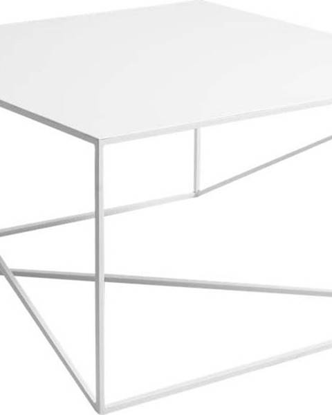 Bílý konferenční stolek Custom Form Memo, 100 x 100 cm