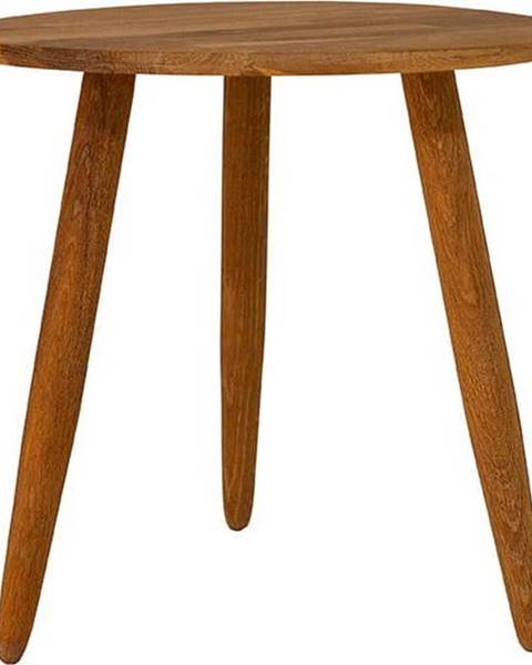 Canett Odkládací stolek z masivního dubového dřeva Canett Uno, ø 40 cm