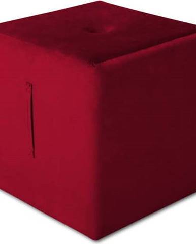 Červený puf Mazzini Sofas Margaret, 40 x 45 cm
