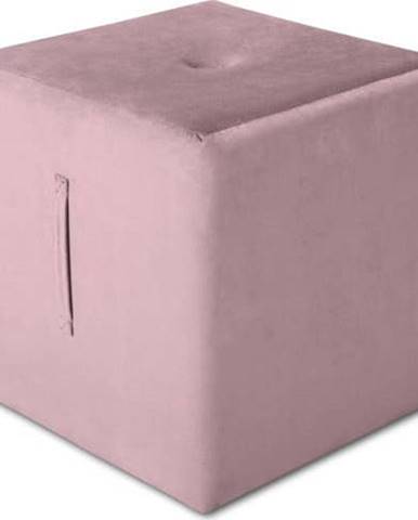 Růžový puf Mazzini Sofas Margaret, 40 x 45 cm