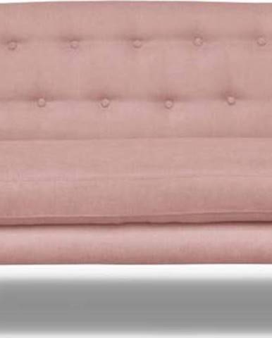 Světle růžová pohovka Cosmopolitan design London, 192 cm