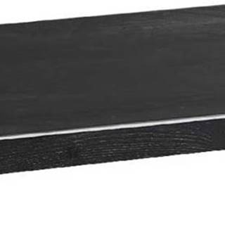 Sada 2 ks nočních stolků z borovicového dřeva v černé barvě Karup Design Dock Black