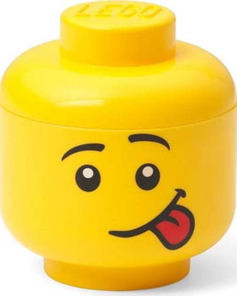 LEGO Žlutý úložný box LEGO® Silly, ø 10,6 cm