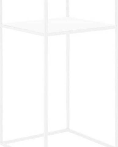 Bílý odkládací patrový stolek CustomForm Tensio, 30 x 30 cm