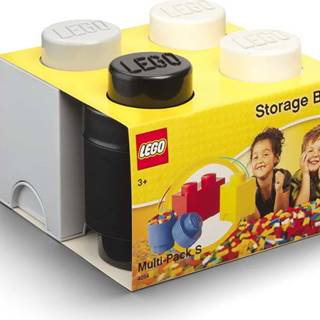 Set 3 ks plastových úložných krabic na LEGO®, 25 x 25,2 x 18,1 cm