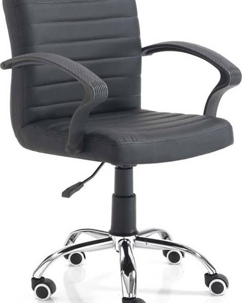 Tomasucci Černá kancelářská židle na kolečkách Tomasucci Pany
