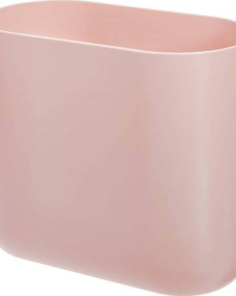 iDesign Růžový odpadkový koš iDesign Slim Cade, 6,5 l