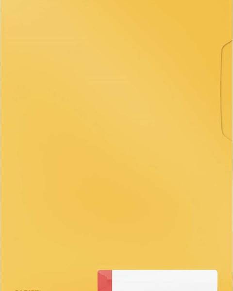 Leitz Žluté neprůhledné kancelářské desky Leitz Cosy, A4