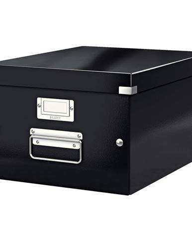 Černá úložná krabice Leitz Universal, délka 37 cm