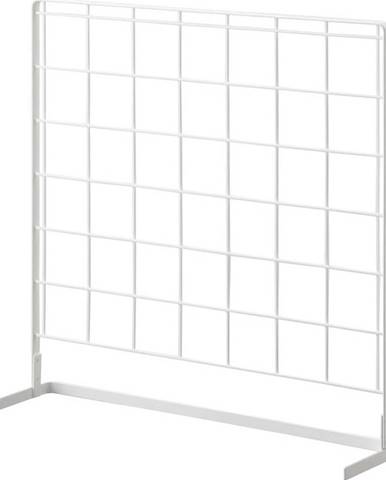 Bílý kuchyňský mřížkový panel YAMAZAKI Tower Grid, 52 x 52 cm