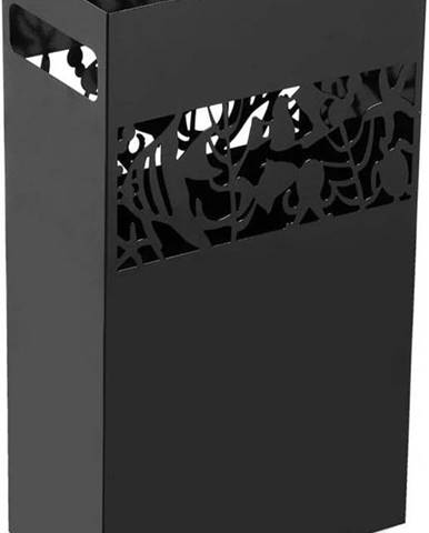 Černý kovový stojan na deštníky Versa Acuario, výška 49 cm