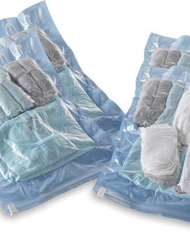 Sada 4 srolovatelných vakuových úložných obalů na oblečení Compactor Roll Up Vacuum Bags, 50 x 35 cm