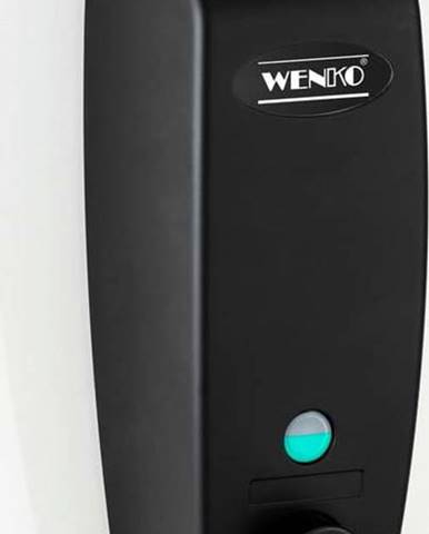 Černý nástěnný dávkovač na mýdlo Wenko Varese