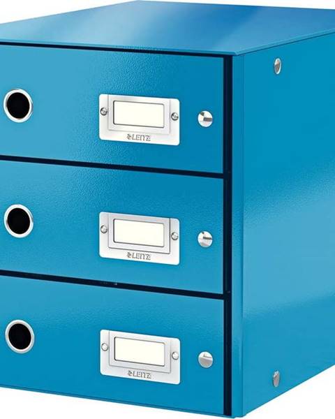 Leitz Modrý box se 3 zásuvkami Leitz Office, 36 x 29 x 28 cm