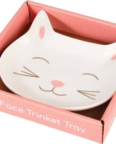 Ozdobný porcelánový talířek Rex London Cat Face