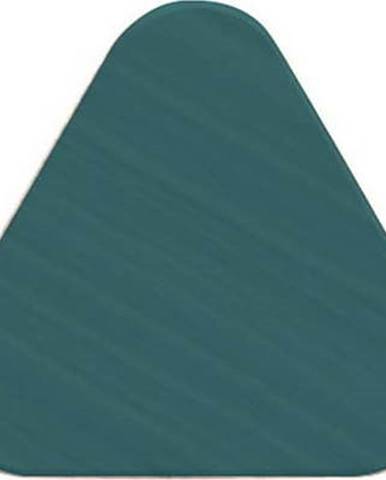 Petrolejově zelený háček z dubového dřeva na kabáty HARTÔ Leonie, Ø 8 cm