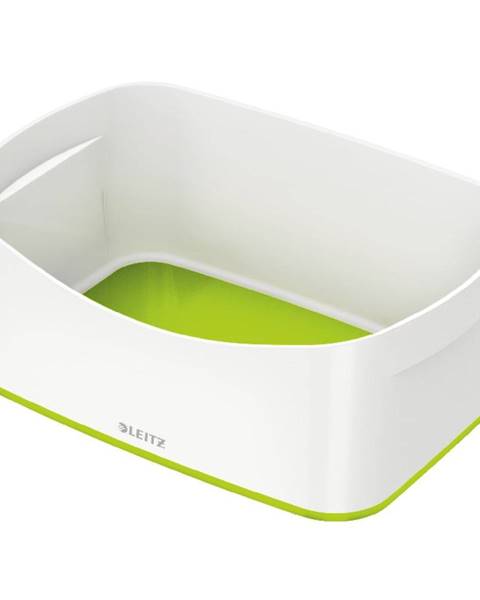 Leitz Bílo-zelený plastový úložný box MyBox - Leitz