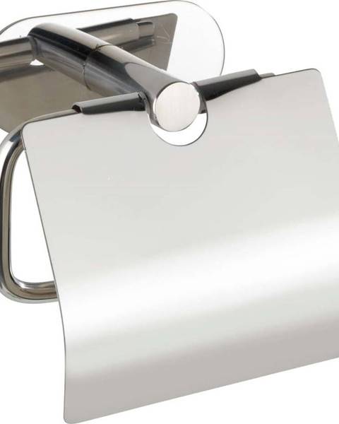 WENKO Nerezový držák na toaletní papír bez nutnosti vrtání Wenko Turbo-Loc® Orea Shine Cover
