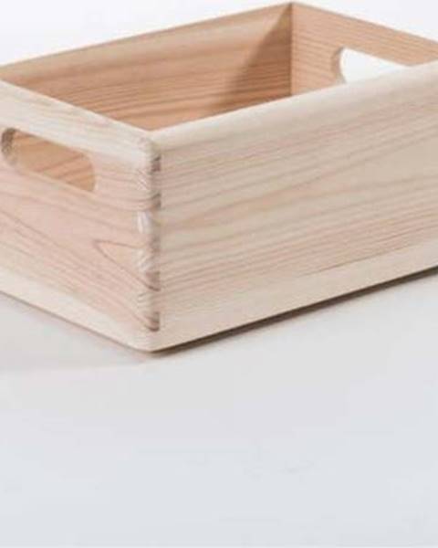 Compactor Úložný box z borovicového dřeva Compactor Custom, 30 x 20 x 14 cm
