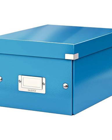 Modrá úložná krabice Leitz Universal, délka 28 cm