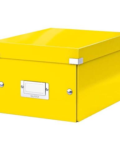 Žlutá úložná krabice Leitz Universal, délka 28 cm