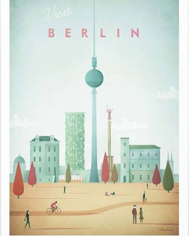 Plakát Travelposter Berlin, 50 x 70 cm