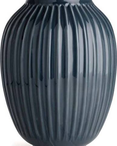 Antracitová kameninová váza Kähler Design Hammershoi, ⌀ 20 cm