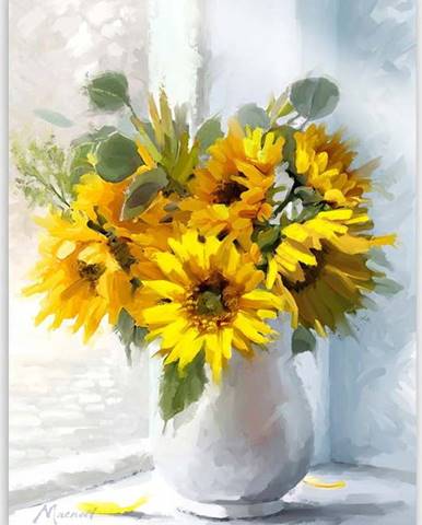 Obraz Styler Canvas Flowers Sunflowers, 60 x 80 cm