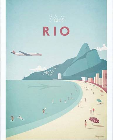Plakát Travelposter Rio, A2