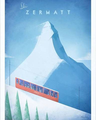 Plakát Travelposter Zermatt, A2