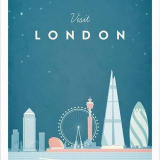 Plakát Travelposter London, 30 x 40 cm
