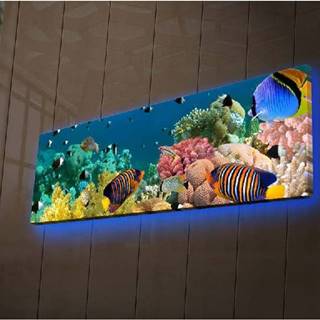 Podsvícený obraz Wallity Sea, 90 x 30 cm
