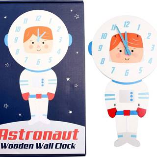 Dětské nástěnné hodiny ze dřeva Rex London Astronaut