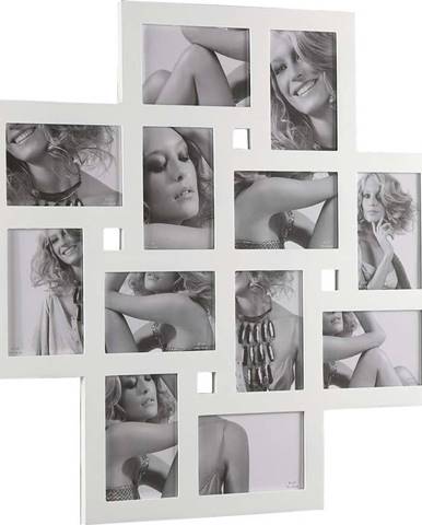 Bílý nástěnný fotorámeček Tomasucci Collage, 10 x 15 cm