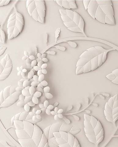 Velkoformátová tapeta Artgeist Cream Paper Flowers, 400 x 280 cm
