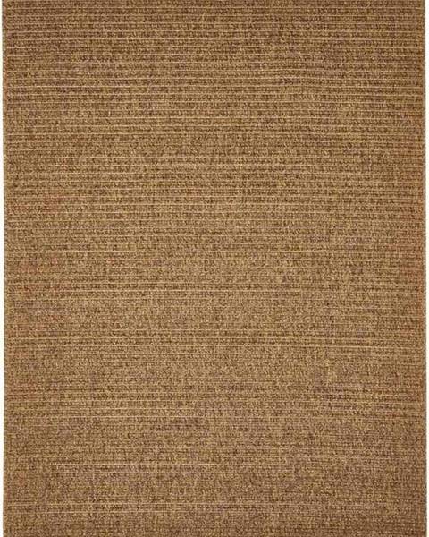Floorita Hnědý venkovní koberec Floorita Plain, 133 x 190 cm