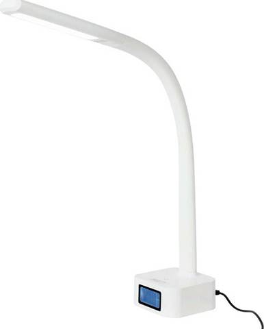 Bílá stolní lampa s LED světlem SULION Nise