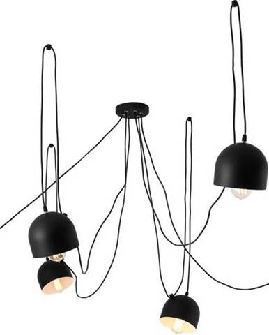 Černé závěsné světlo pro 6 žárovek Custom Form Popo